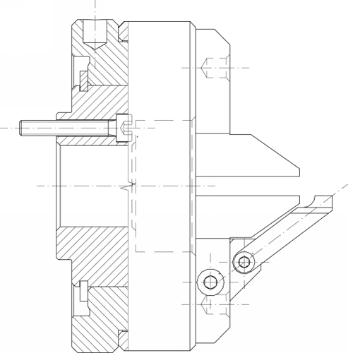 Спиральный патрон для заточки сверл тип 3868