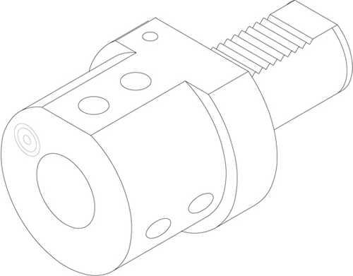 Тип 1253 - Державки для инструмента с цилиндрическим хвостовиком