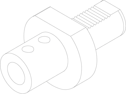 Тип 1254 - Державки для инструмента с цилиндрическим хвостовиком