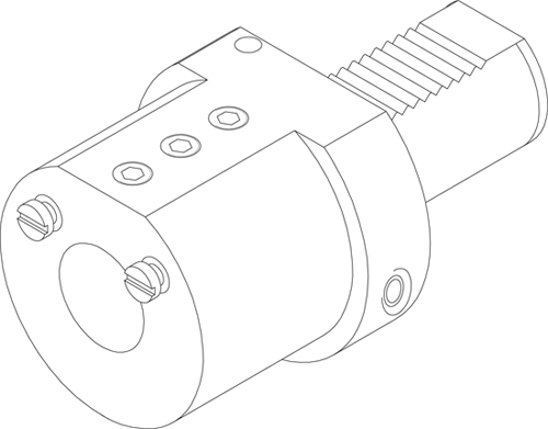 Тип 1258 - Державки для инструмента с цилиндрическим хвостовиком